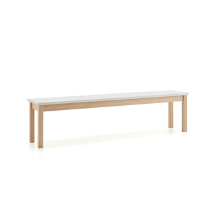 Penkki ZET, 1800x360 mm, valkoinen