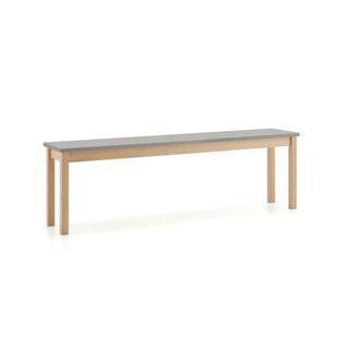 Lavice ZET, 1800x440 mm, šedá