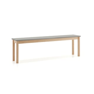 Lavice ZET, 1800x440 mm, šedá
