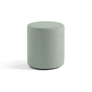 Pufs CASUAL, Ø 440 mm, audums CURA, zaļganpelēks
