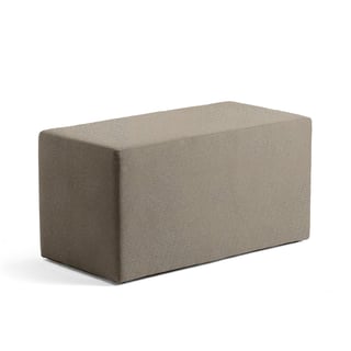 Puff CASUAL, B1000 D500 mm, stoff CURA taupe