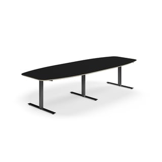 Conference table NOVUS, 3200x1200 mm, black