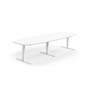Conference table NOVUS, 3200x1200 mm, white
