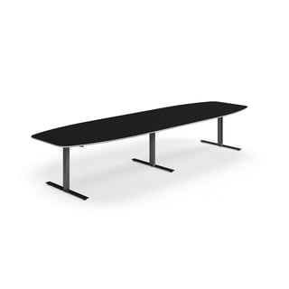 Neuvottelupöytä NOVUS, 4000x1200 mm, musta
