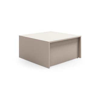 Bühnensitzmodul mit Stufen TOGETHER, 800x800x400 mm, lehmgrau