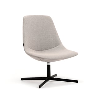 Fåtölj LANGLEY, svart/taupe