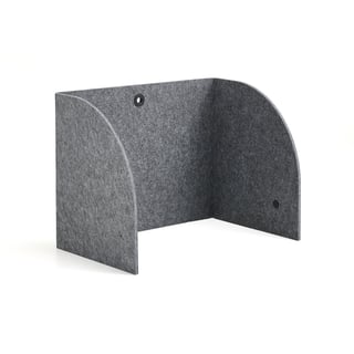 Provskrivningsskärm FILTER, ljusgrå