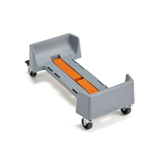 Vozík pre odpadkový kôš OLIVER, 1x60 L, 180x260x470 mm