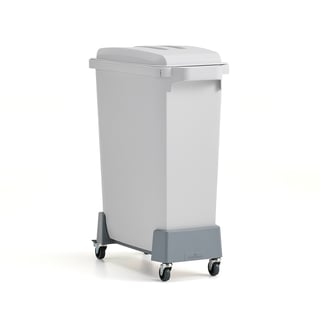 Pakettitarjous OLIVER, 1x60 l jäteastia + harmaa kansi + kärry