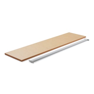 Spodnja polica za delovno mizo ROBUST / SOLID, 1900x500 mm