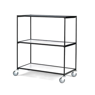Etagewagen LINER, 3 planken, 1250 x 640 x 1460 mm