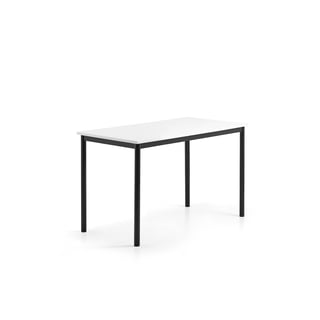 Skrivebord BORÅS, 1200x600x720 mm, whiteboard-bordplade, antracit