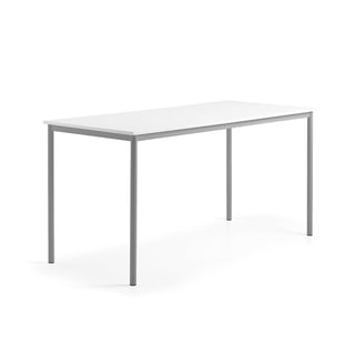 Stôl BORÅS, 1800x800x900 mm, whiteboard doska, strieborná