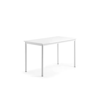 Desk BORÅS, 1200x600x720 mm, whiteboard table top, white