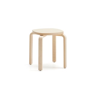 Children's stool VIDE, birch laminate, H 380 mm