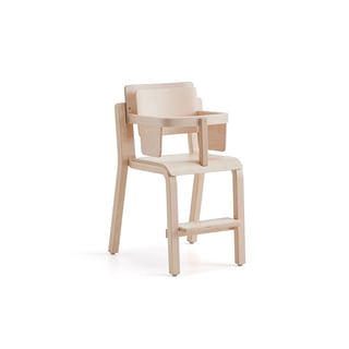 Barnstol DANTE, med bygel, höjd: 380 mm, laminat, björk
