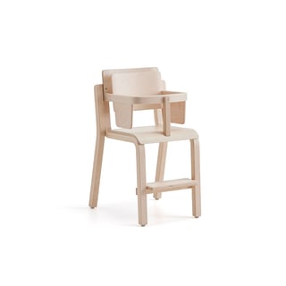 Barnstol DANTE, med bygel, höjd: 380 mm, laminat, björk