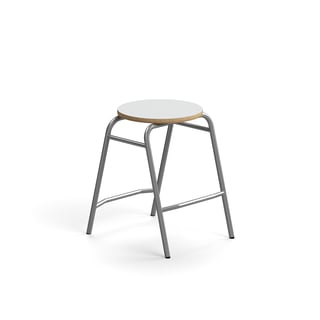 Pall ALTUS, höjd: 510 mm, silver/grå