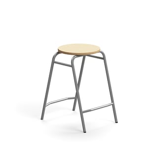 Taburetė ALTUS, H 590 mm, pilka/beržas