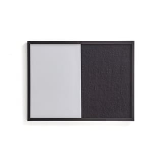 Info- ja magnettahvel NAOMI, 600 x 450 mm, must