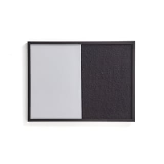 Info- ja magnettahvel NAOMI, 600 x 450 mm, must