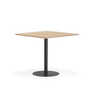 Iläggsskiva METRIC, 1000x1000x900 mm, svart/ek