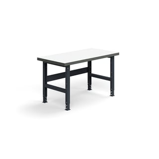 Arbetsbänk TRUST, 1500x760mm, 600 kg, högtryckslaminat