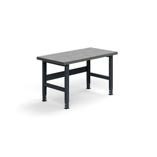 Radni stol TRUST, 1500x760 mm, nosivost 600 kg, vinil