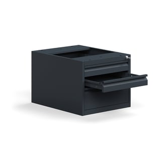 Atvilktņu bloks TRUST, iekarams zem virsmas, 3 atvilktnes