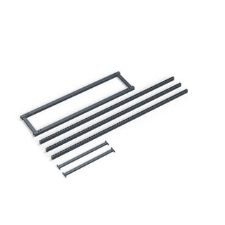 Galinio rėmo laikiklis darbastaliui TRUST 1500 mm, 3 statramsčiai