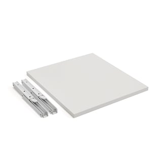 Fällbar klaff till ståpulpet, 400x450 mm, vit