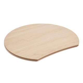 Płyta górna do pulpitu mobilnego, 760x630 mm, brzoza