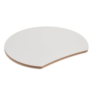 Toppskiva till ståpulpet, 700x630 mm, vit