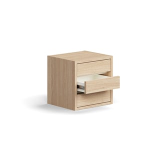 Laatikosto QBUS, 3 laatikkoa, tammi