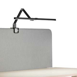 Skrivbordslampa SCREENLITE, LED, skärmfäste, svart
