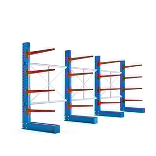 Pakket draagarmstellingen voor zware lasten EXPAND, armen van 16 x 1000 mm, 8000 kg