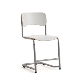 Skolēnu krēsls ELEVATE, regulējams augstums: 460-640 mm, sudraba/balts