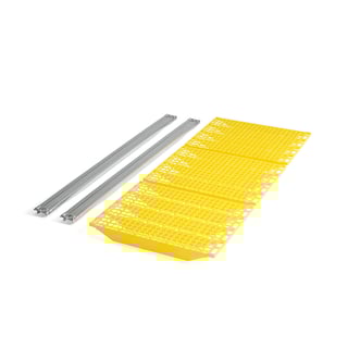 Dodatna polica: Š900 x D400mm: žuta