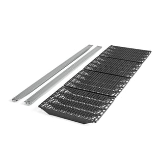 Dodatna polica: Š1200 x D400mm: crna