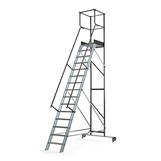 Varastotikkaat ALOFT, 15 askelmaa, K 3000 mm