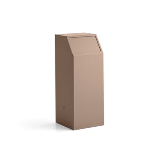Push top waste bin MELROSE, 1000x395x400 mm, beige