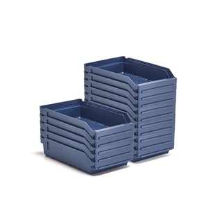 Kutije za sitne delove REACH, 400x240x95 mm, 15 u pak., plava
