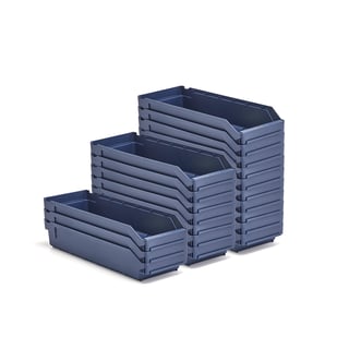 Kutije za sitne delove REACH, 500x180x95 mm, 20 u pak., plava