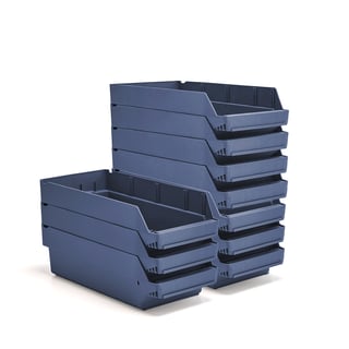 Kutije za sitne delove REACH, 500x240x150 mm, 10 u pak., plava