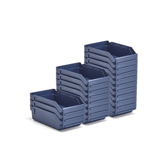 Kutije za sitne delove REACH, 300x180x95 mm, 20 u pak., plava