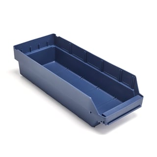 Kutija za sitne delove REACH, 600x240x150 mm, 16.3 L, plava