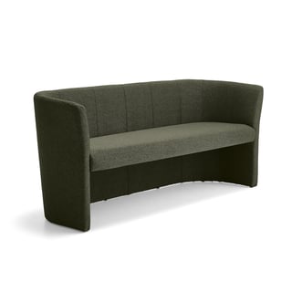 Sofa CLOSE, 3-seter, stoff, grønn