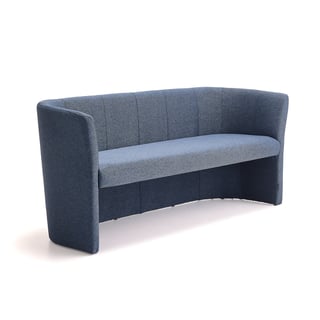 Sofa CLOSE, 3-vietė, audinys, mėlyna