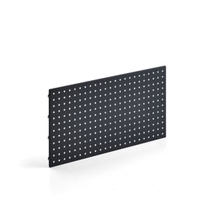 Reikälevy teollisuuspöytään TRUST, 900x475 mm, tummanharmaa
