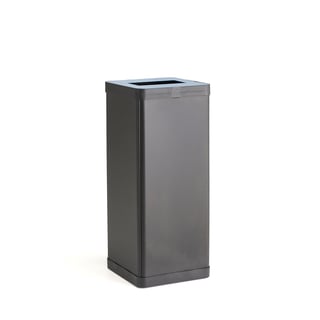 Atkritumu šķirošanas tvertne ESTHER, 50 L, melna/zila
